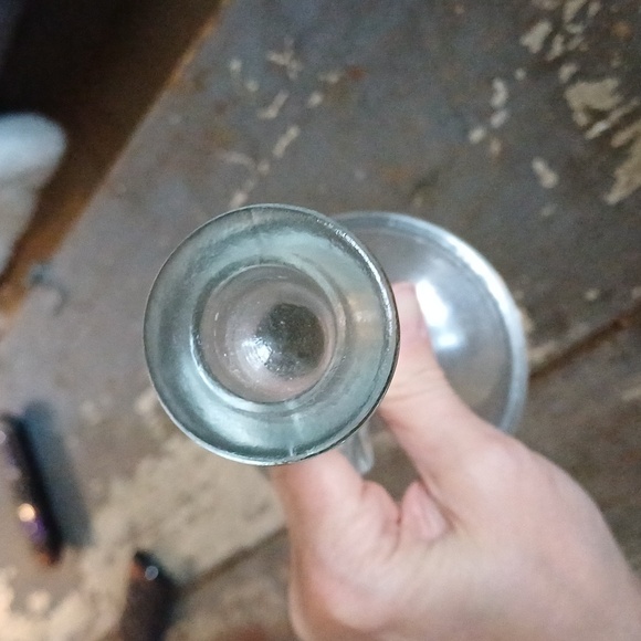 Pressed glass vintage figural fish candlestick holder 7" - Picture 7 of 11